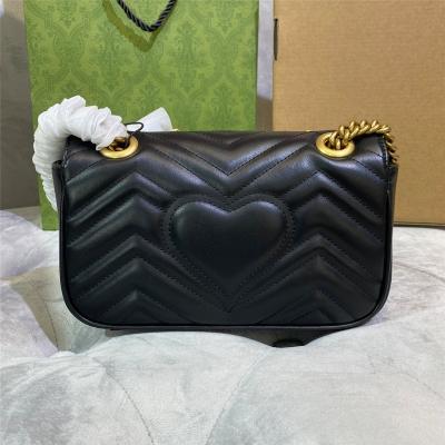 China Fashion brand bag luxury top grade lambskin ladies classic wave famous luxury branded quilted handbag in cheap for sale