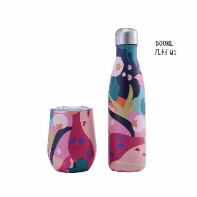 China CLASSIC Stemless Stainless Steel Wine Tumbler Vacuum Insulated Double Wall Wine Egg Cup With Lid Colorful Water Bottle for sale