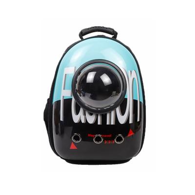 China Outdoor Portable Puppy Cat Carrier Travel Walking Bag M Outdoor Transparent Backpack Space Pet for sale