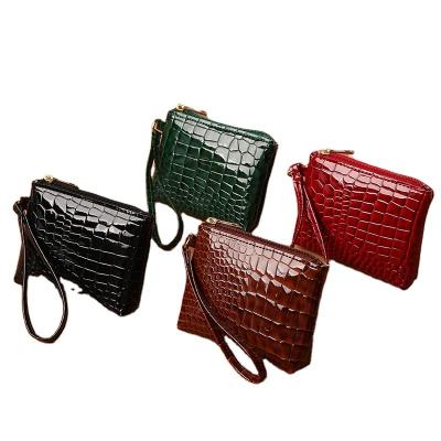 China ENGLAND STYLE wallet Yiwu manufacturers European American fashion trend crocodile pattern women ladies clutch ladies coin purse for sale