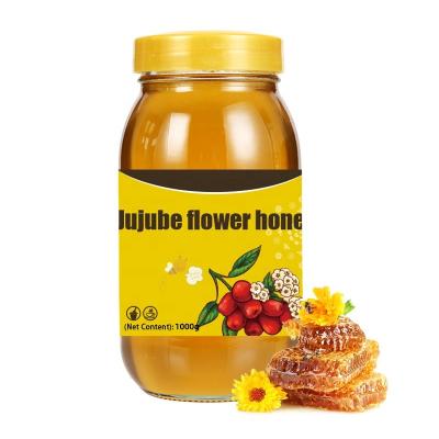 China Delicious Bulk Honey Bulk Competitive Price Mini Jujube Jar Package Raw Flower Honey for sale