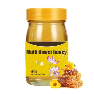 China Raw bee honey factory direct sale price mulit flower drinking nutrual honey for sale