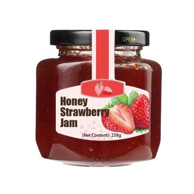 China Foods Cooking Multi Flavor Honey Strawberry Natural Fruit Jam For Kids Snack for sale