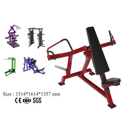 China Safe Fitness Equipment Commercial Strength Machine Seated Electroplate Loaded Incline Chest Press for sale