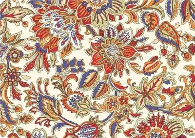 China Floral Custom Printed Fabrics Vintage Upholstery Fabric Cloth for sale