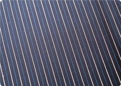 China Professional Striped Yarn Dyed Cotton Fabric For Dress / Shirt 100GSM for sale