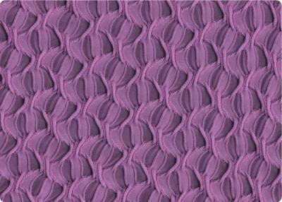 China Purple / Blue 100% Cotton Knit Fabric Material Luxury Curtain Fabric for sale