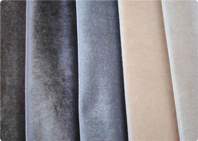 China Customizable Grey / Beige Combed Yarn Flocked Fabric Cloth For Garment for sale