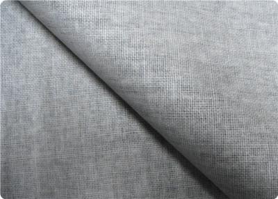 China Grey Linen Upholstery Fabric Sportswear / Curtain Lining Fabric for sale