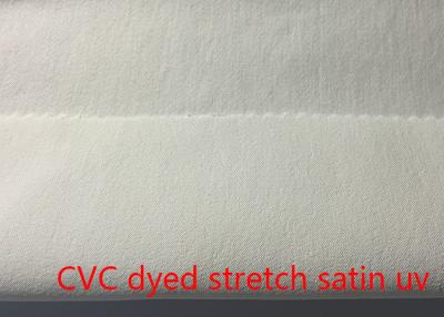 China CVC Ployster and Cotton  Spandex Dyeing Fabric Oeko - Tex standard for sale