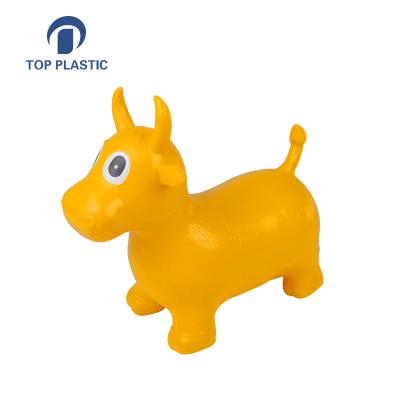 China PVC Ride On Cow Inflatable Jumping Animal Toy for sale