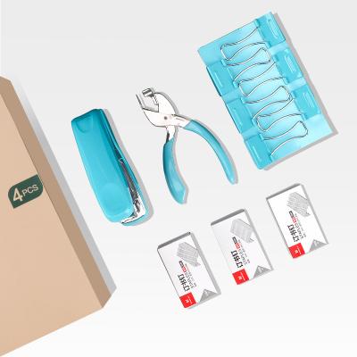 China Gift/Gift Home/School/Office Table Tenwin 8083 Less Stress Stapler Stationery Set Supplies Office Less Stress Office Set for sale