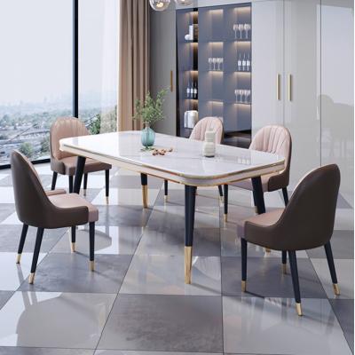 China Cheap Modern Marble Dining Table New Designs Dining Table Dining Table Set Modern 8 Seater Home Furniture for sale