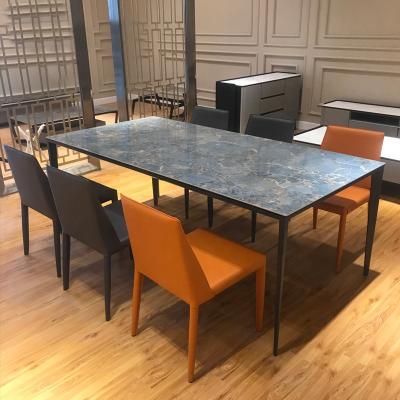 China Modern Home Furniture Dining Room Table Sets Dinner Table Marble Durable Dining Tables 6 Chairs Wholesale for sale