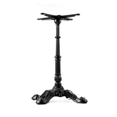 China Black Tiger Crank Iron Pedestal Metal Table Leg Industrial Tea Furniture Table Base Modern Classic Black Frame Accessory for sale