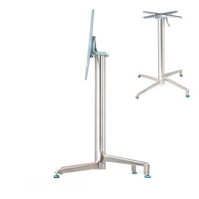 China Wholesale modern metal fold table base stainless steel table leg pedestal modern dining table accessory for sale