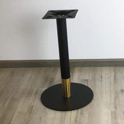 China Modern Metal Table Leg Quantity Silver Customized Powder Coated Cast Iron Table Base for sale