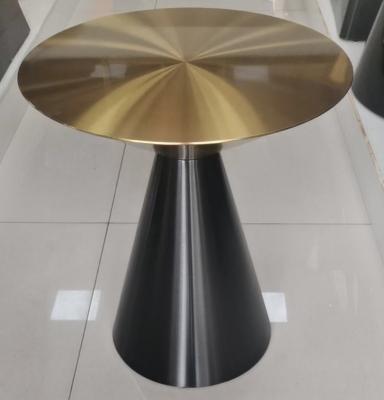 China Postmodern Convertible Stainless Steel Coffee Table Color Stainless Steel Tapered Tea Table for sale