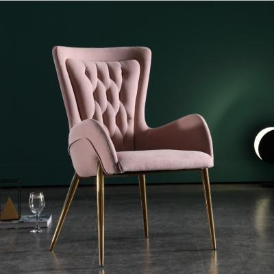 China Modern Top Sponsor List Dining Chair Luxury Modern Restaurant Furniture Velvet Home Chairs for sale