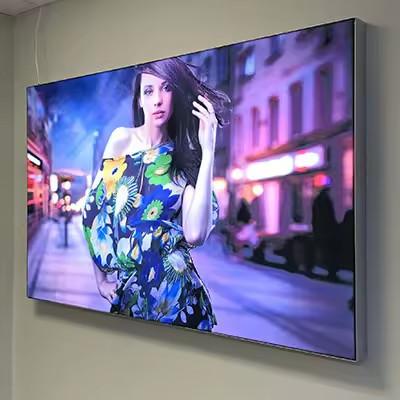 China Frameless Advertising Light Boxes Poster Backlit Display Stand Exhibition Led Fabric Lightbox for sale