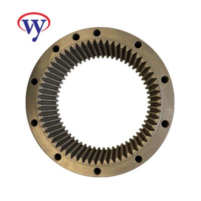 China Replacement Excavator Spare Parts Swing Ring Gear SK200-6 SK200-5 Rotary Gearbox Ring Gear YN32W01012P1 for sale