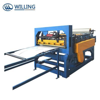 China Building Material Stores Automatic Steel Coil Slitting Machine Metal Sheet Cut To Length Line for sale