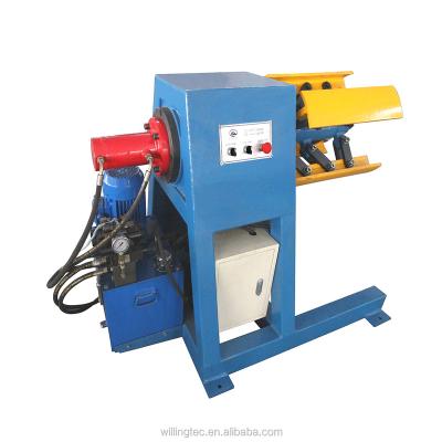 China Hot Selling Hydraulic Uncoiler Decoiler For Auto Steel / Aluminum Coils for sale