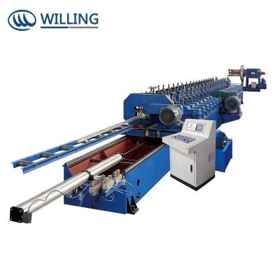 China Building material stores cold rolled aluminum c purlin used metal roll forming machine for sale