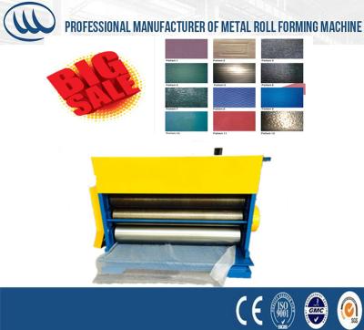 China Colored sheet steel; 33KSI Stress Sheet Metal Embossing Galvanized Steel Sheet Machine Made In Tongxiang China Low Price for sale