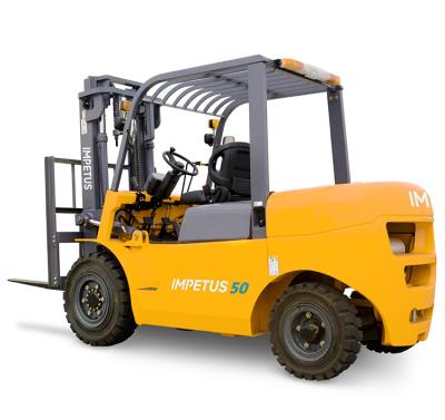 China Manufacturing Plant FD50 5T 5ton Diesel Forklift CPCD50 Logistic Machinery Diesel Engine Free Tool Box spare Parts 5000 Kg Forklift for sale