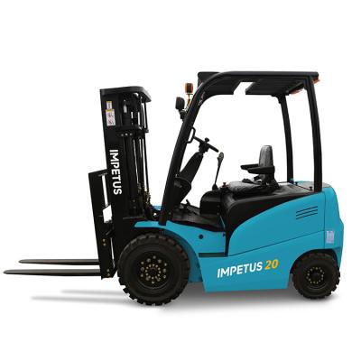 China Material Handling Certification New Style 2 Ton Electric Counterbalance Forklift 4x4 1.5 2ton 2t Ce 3000kg Full With Four Wheel for sale