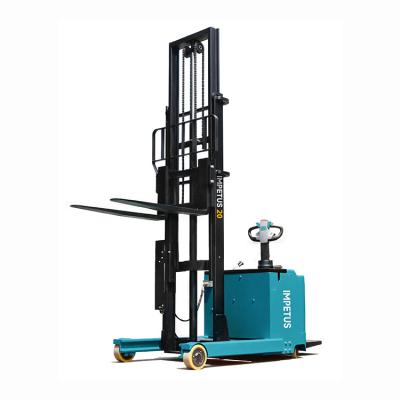 China Material Handling Walkie Economic Full New Power Electric Pallet Lifter Counterbalance Jack Lift Stacker 4.5m 2.5 Ton Weight for sale