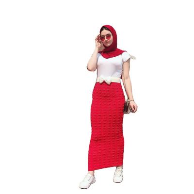 China Breathable Custom Skirts Muslim Women Turkey Maxi Skirts Wholesale Muslim Women Long Skirt Muslim Dress for sale