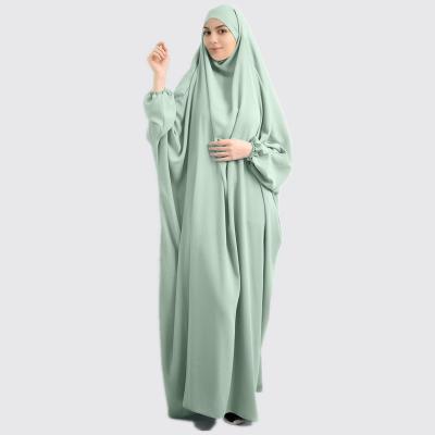 China Islamic Dress Dubai Turkey Pakistan Abaya Islamic Clothing Women Ramadan Muslim Prayer Abaya Polyester Hijab for sale