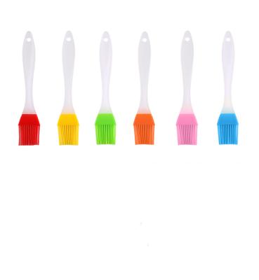 China Viable Silicone Brush Basting Oil Brush Silicone Heat Resistant Pastry Brushes For Grilling Cooking Marinating Cooking BBQ Rush for sale