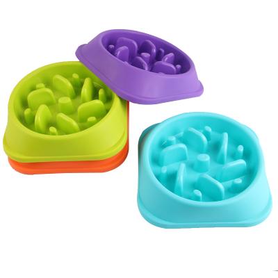 China Multiple Version Automatic Anti-engulfing Pet Driver Automatic Wholesale Plastic Non-slip Slow Dog Round Bowl for sale