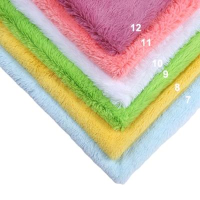 China 100% Polyester Tear-Resistant Custom Printed PV Fabric Fur Plush Fabric Price For Blanket for sale