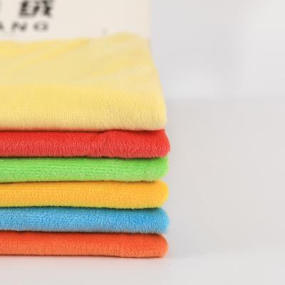 China China Supplier Best Price High Quality Multicolor Tear-Resistant Polyester Spun Super Soft 100% Plush Poly Fabric for sale