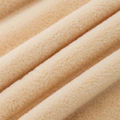 China Anti-rust Collar Material Garment Processing Cloth Maker Plush Cloth For Baby Plush Cloth Super Soft for sale