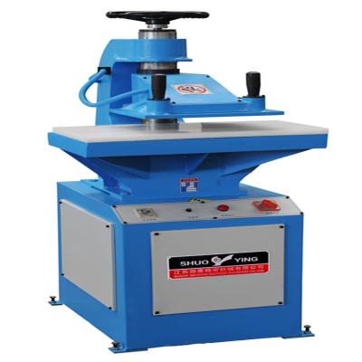 China Factory 10T Hydraulic Swing Arm Cutting Machine For Leather Shoes Making for sale