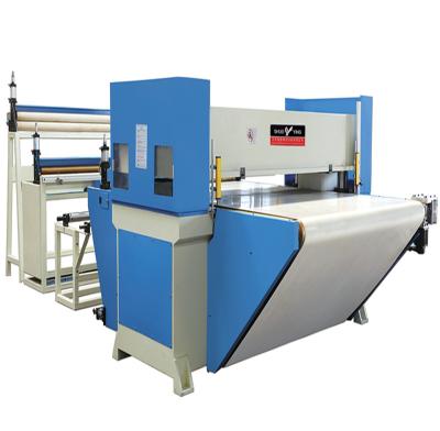 China Garment shops precision automatic four-column flat conveyor belt cutting machine for sale