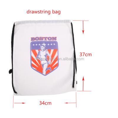 China Wholesale Promotional Custom Handled Printed Waterproof Polyester Nylon Drawstring Bagdrawstring Bag for sale