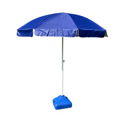 China Sun Protection Parasol 2m*8k Modern Custom Outdoor Garden Umbrella Beach Umbrella With Sand Screw for sale