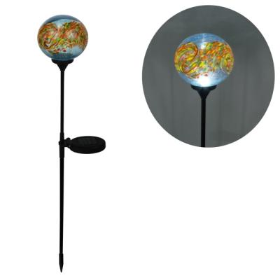 China LANDSCAPE Glass Ball Led Solar Outdoor Stake Light for sale