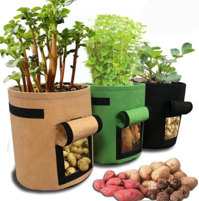 China Plant Growing 4 Gallon Small Size Reusable Plant Grow Bags With Custom Logo And Package for sale