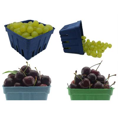 China Sustainable Compostable Sugarcane Bagasse Pulp Disposable Fruit Packaging Making for sale