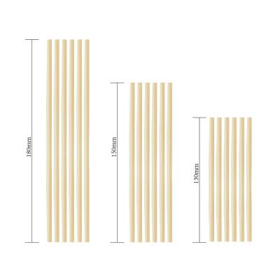 China 8 Inches Disposable Natural Biodegradable Wheat Straw for sale