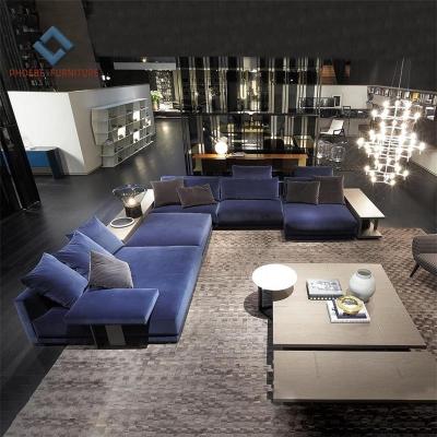 China Modular Italian Sectional Fabric Cloud Sofa Set Furniture Living Room Couch Luxury for sale