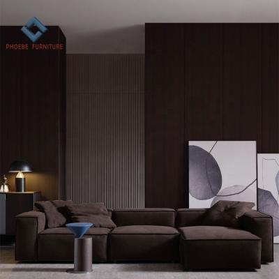 China & latest furniture set sofa doorman living room fabric suede italian design modern mario bellini for sale