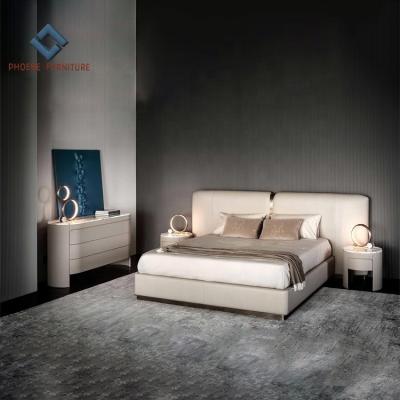 China Cooling Home Bedroom Furniture Manufacturers Modern Nordic Single Double Bed for sale